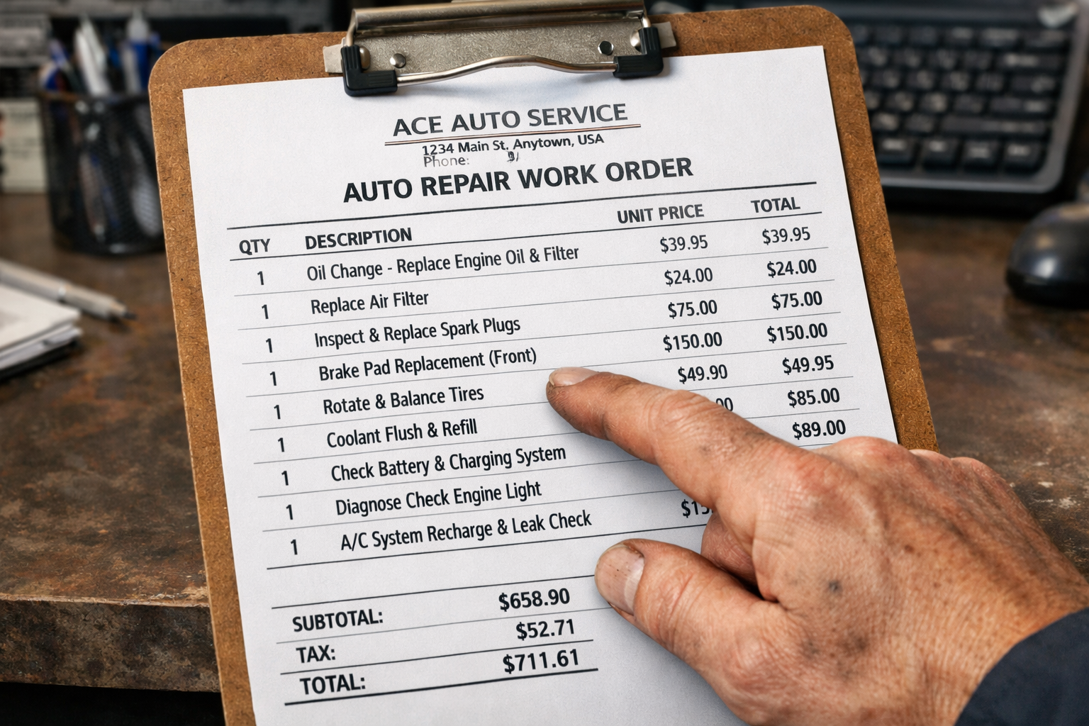 Servis is emri belgesi uzerinde yapilan islemlerin detayli dokumu